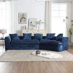 Canapé Boucle Surdimensionné 3 Places pour Salon