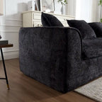Canapé Boucle Surdimensionné 3 Places pour Salon