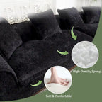 Canapé Boucle Surdimensionné 3 Places pour Salon