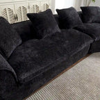 Canapé Boucle Surdimensionné 3 Places pour Salon