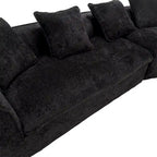 Canapé Boucle Surdimensionné 3 Places pour Salon