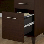 Bureau d'angle en L de 183 cm avec étagère de rangement | Poste de travail pour bureau à domicile