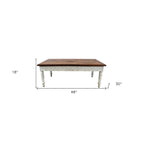 Ensemble de salle à manger 7 pièces en bois massif | Table et 6 chaises | Finition naturelle