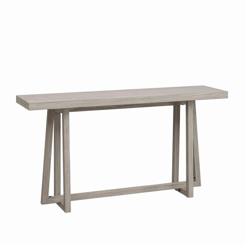 Élégante table console 60, table d'entrée rectangulaire d'extérieur avec construction robuste pour le couloir