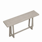 Élégante table console 60, table d'entrée rectangulaire d'extérieur avec construction robuste pour le couloir