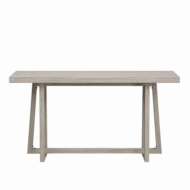 Élégante table console 60, table d'entrée rectangulaire d'extérieur avec construction robuste pour le couloir