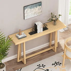 Élégante table console 60, table d'entrée rectangulaire d'extérieur avec construction robuste pour le couloir