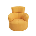 Fauteuil pivotant 360° en tissu | Fauteuil d'appoint rond pour salon