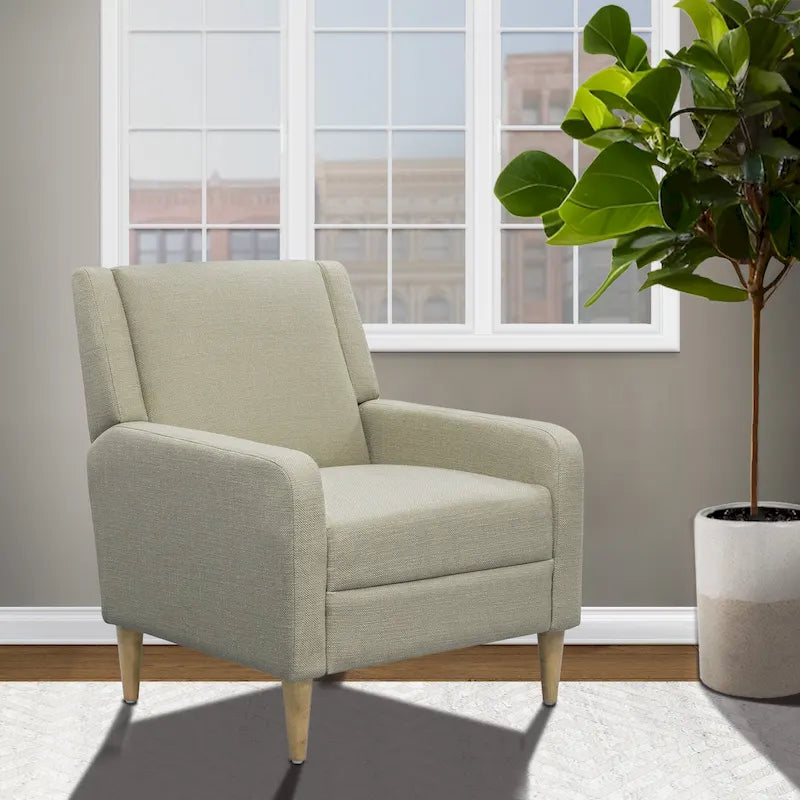 Fauteuil d'appoint rembourré | Chaise de salon confortable | Style moderne