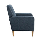 Fauteuil d'appoint rembourré | Chaise de salon confortable | Style moderne