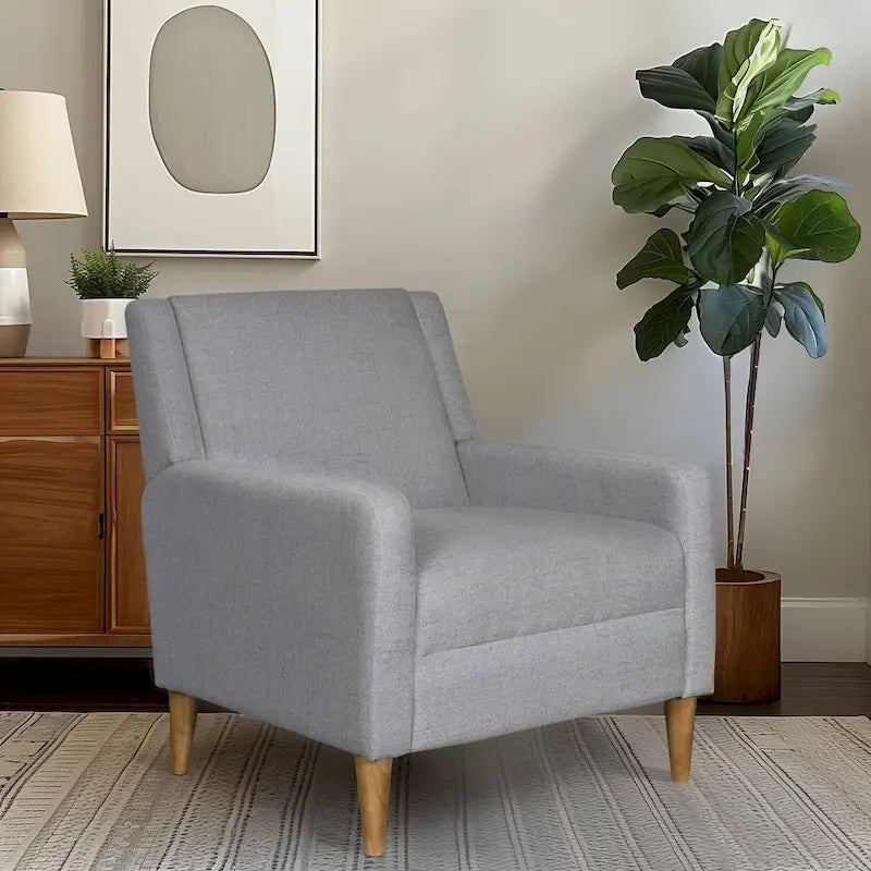 Fauteuil d'appoint rembourré | Chaise de salon confortable | Style moderne