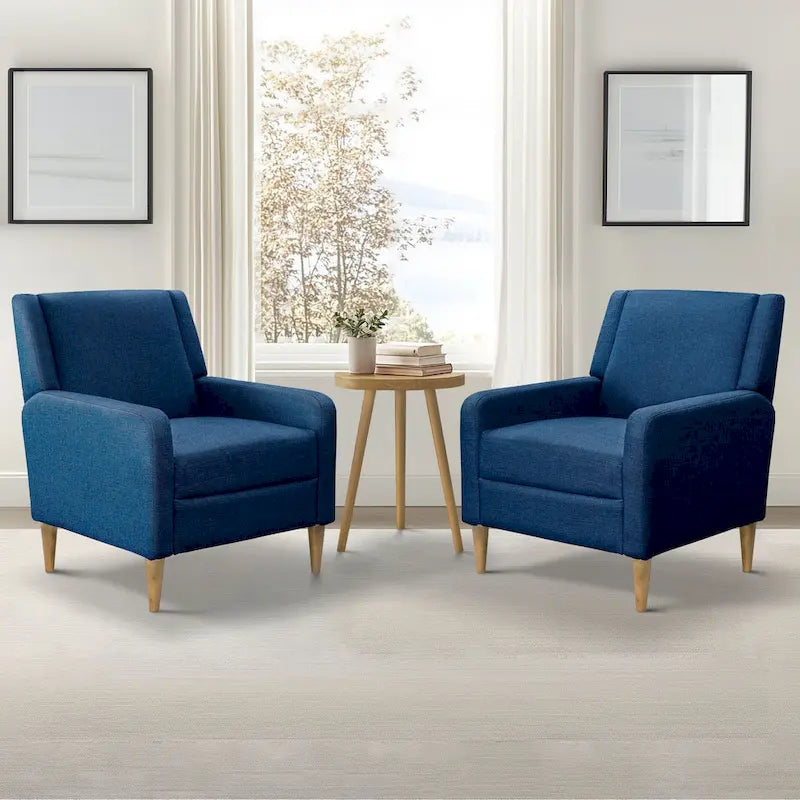 Fauteuil d'appoint rembourré | Chaise de salon confortable | Style moderne