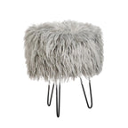 Tabouret rembourré rond | Siège d'appoint pour le salon ou la chambre