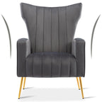 Fauteuil cabriolet | Fauteuil d'appoint rembourré pour salon