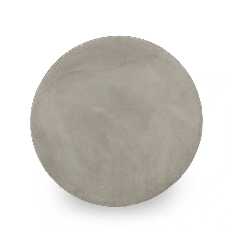 Table d'appoint d'appoint en béton léger intérieur/extérieur | Style contemporain