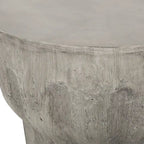 Table d'appoint d'appoint en béton léger intérieur/extérieur | Style contemporain