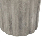 Table d'appoint d'appoint en béton léger intérieur/extérieur | Style contemporain