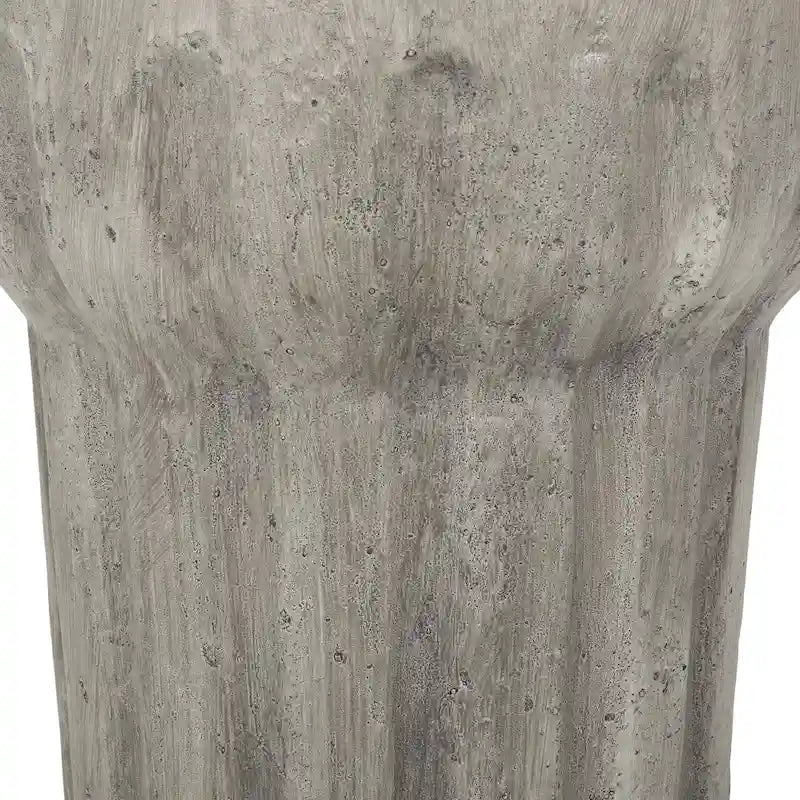 Table d'appoint d'appoint en béton léger intérieur/extérieur | Style contemporain