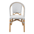 Chaise de bistrot en rotin | Intérieur et extérieur | Chaise d'appoint style café français