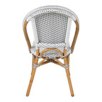 Chaise de bistrot en rotin | Intérieur et extérieur | Chaise d'appoint style café français