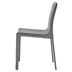 Chaise de salle à manger en cuir recyclé, lot de 2 | Chaise moderne écologique