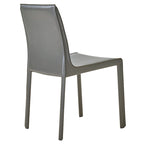 Chaise de salle à manger en cuir recyclé, lot de 2 | Chaise moderne écologique