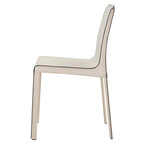Chaise de salle à manger en cuir recyclé, lot de 2 | Chaise moderne écologique
