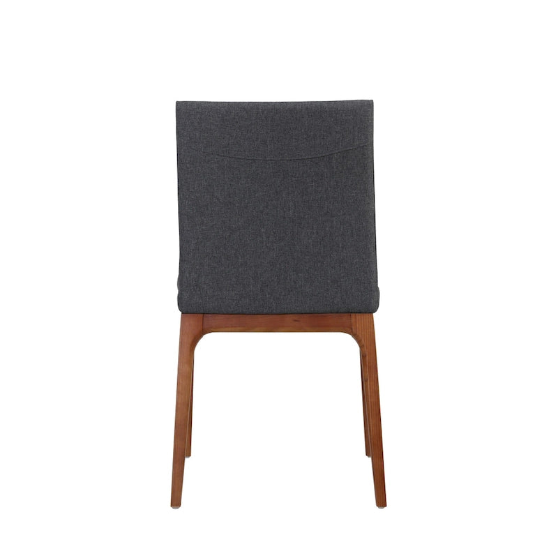 Chaise de salle à manger en cuir recyclé, lot de 2 | Chaise moderne écologique