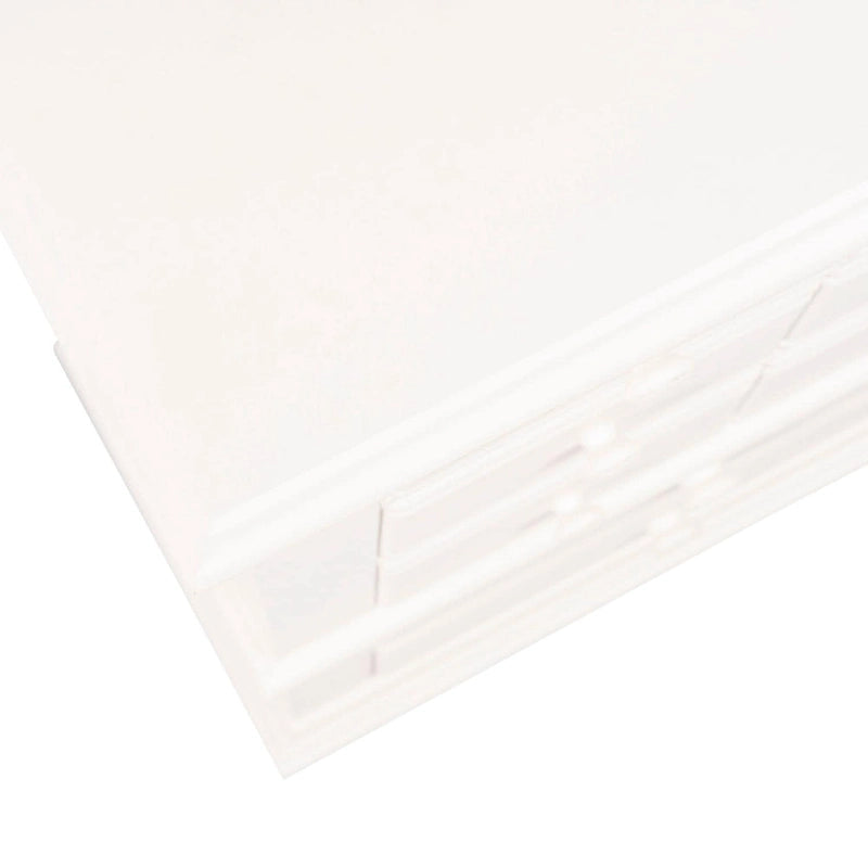 Semainier Oyster White | Commode Haute et Étroite avec Plusieurs Tiroirs