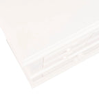 Semainier Oyster White | Commode Haute et Étroite avec Plusieurs Tiroirs