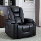 Fauteuil inclinable électrique en cuir pour cinéma maison, doux