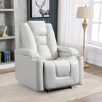 Fauteuil inclinable électrique en cuir pour cinéma maison, doux