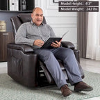Fauteuil inclinable électrique en cuir pour cinéma maison, doux