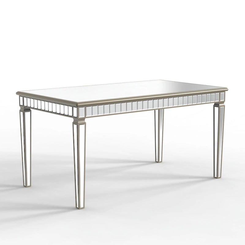 Table de salle à manger rectangulaire contemporaine