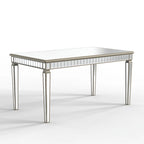 Table de salle à manger rectangulaire contemporaine