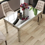 Table de salle à manger rectangulaire contemporaine