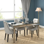 Table de salle à manger rectangulaire contemporaine