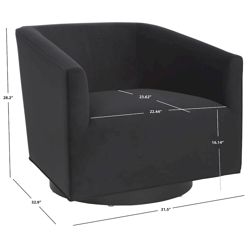 Fauteuil d'appoint entièrement assemblé | 81 cm L x 84 cm P x 74 cm H | Fauteuil de salon moderne rembourré