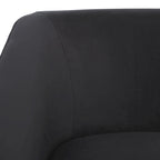 Fauteuil d'appoint entièrement assemblé | 81 cm L x 84 cm P x 74 cm H | Fauteuil de salon moderne rembourré