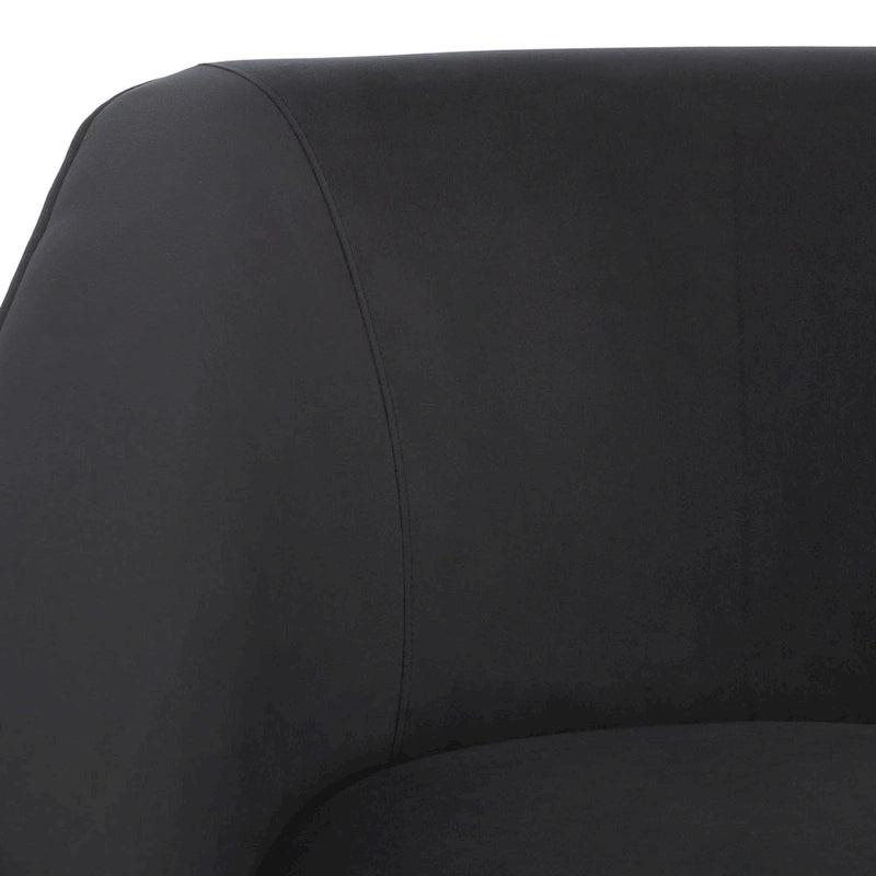 Fauteuil d'appoint entièrement assemblé | 81 cm L x 84 cm P x 74 cm H | Fauteuil de salon moderne rembourré