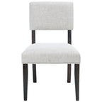 Lot de 2 chaises de salle à manger en bois massif | Assise rembourrée | 53,34 cm (l) x 52,07 cm (L) x 88,27 cm (H)
