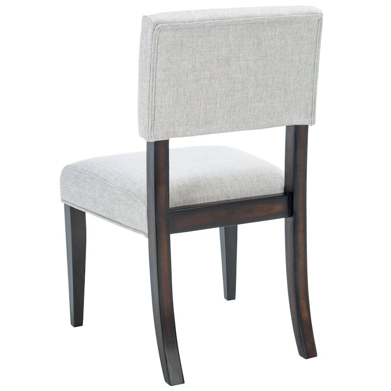 Lot de 2 chaises de salle à manger en bois massif | Assise rembourrée | 53,34 cm (l) x 52,07 cm (L) x 88,27 cm (H)