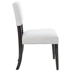 Lot de 2 chaises de salle à manger en bois massif | Assise rembourrée | 53,34 cm (l) x 52,07 cm (L) x 88,27 cm (H)
