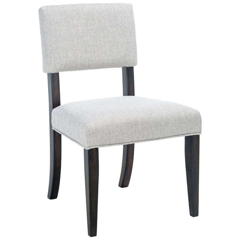 Lot de 2 chaises de salle à manger en bois massif | Assise rembourrée | 53,34 cm (l) x 52,07 cm (L) x 88,27 cm (H)