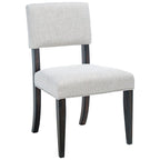 Lot de 2 chaises de salle à manger en bois massif | Assise rembourrée | 53,34 cm (l) x 52,07 cm (L) x 88,27 cm (H)