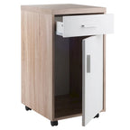 Meuble de rangement en bois avec portes et étagères réglables | Cuisine ou salle de bain