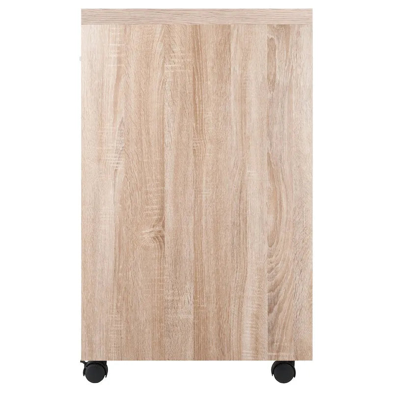 Meuble de rangement en bois avec portes et étagères réglables | Cuisine ou salle de bain