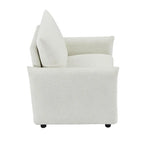 Fauteuil d'appoint moderne 33" | Chaise longue rembourrée pour salon