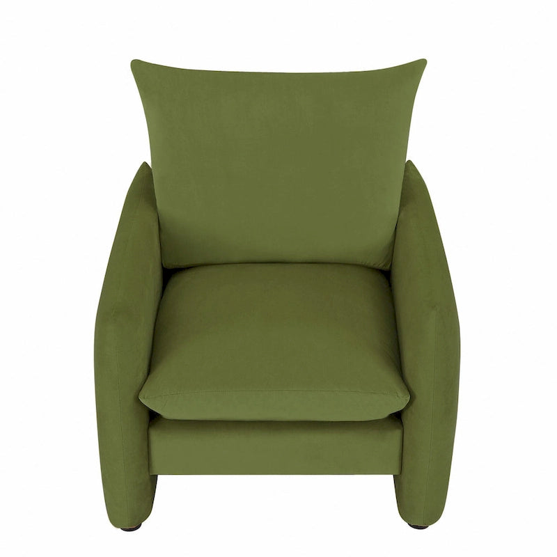 Fauteuil d'appoint moderne 33" | Chaise longue rembourrée pour salon