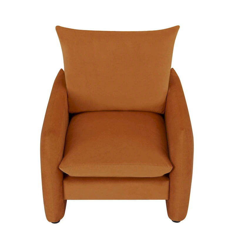 Fauteuil d'appoint moderne 33" | Chaise longue rembourrée pour salon
